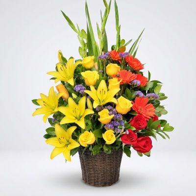 Canasta de Flores Mixtas Premium