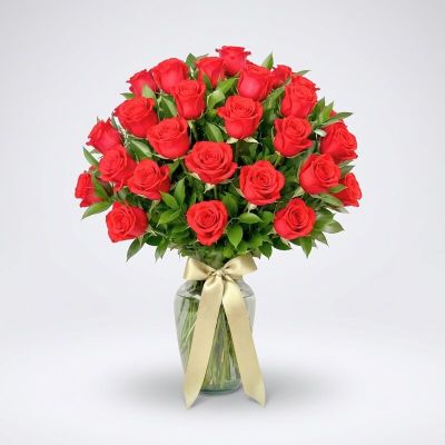 Florero de 36 Rosas Premium