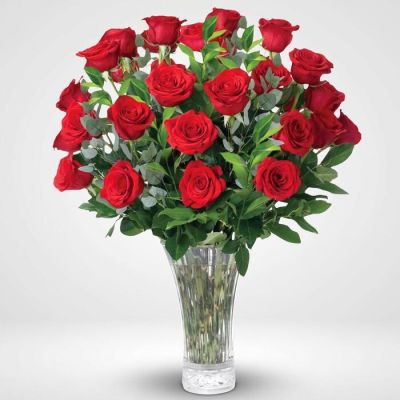 FLORERO DE 36 ROSAS ROJAS A DOMICILIO 