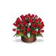 Canasta con 50 Rosas Rojas - Amor Bonito 