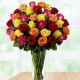 Florero de rosas Colores x 36