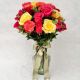 FLORERO DE 24 ROSAS A DOMICILIO 