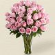 FLORERO DE ROSAS ROSADAS X 36