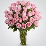FLORERO DE ROSAS ROSADAS X 36