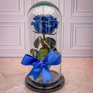 Rosa preservada -AZUL | Flores a Domicilio en Latinoamérica